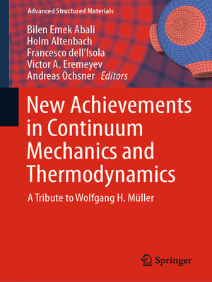 cover image of New Achievements in Continuum Mechanics and Thermodynamics